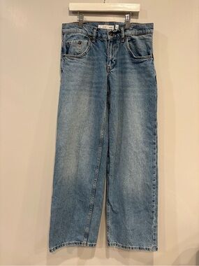 Subdued Womens Light Wash Wide-Leg Jeans - Flare Style